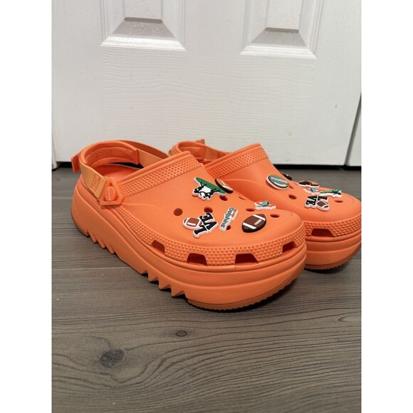 Crocs Hiker Xscape Clogs Chunky Platform Slip In Iconic Comfort Orange main image 10